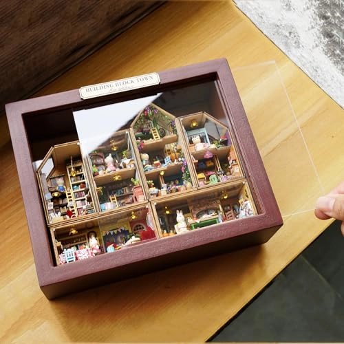 Miniature House Kit - Wood with Furniture
