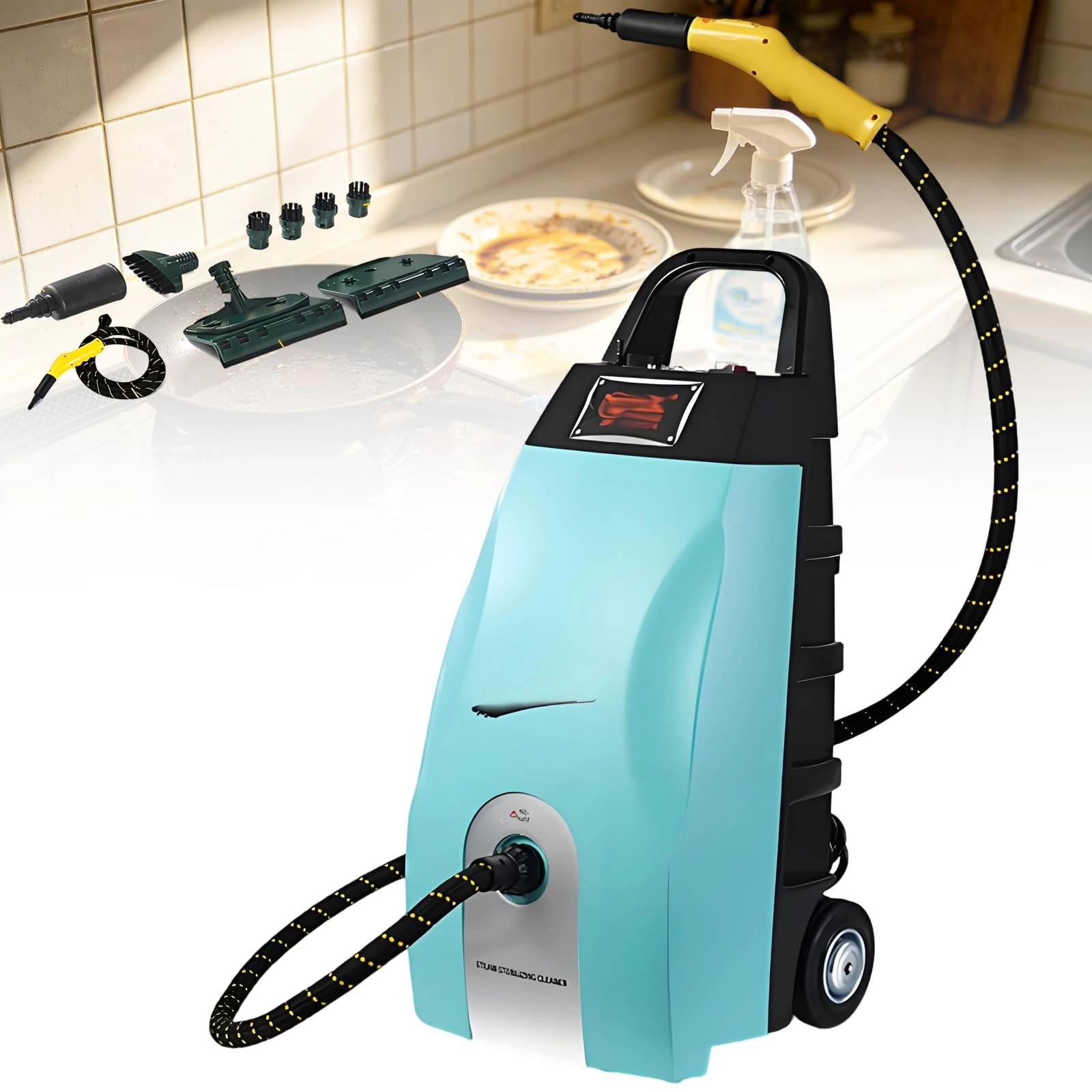 Gavscient Steam Cleaner - 4.0-5.0 Bar 3.5 L