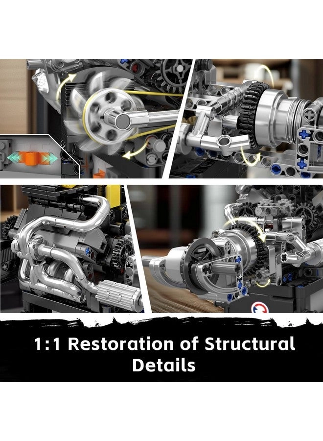 V12 Engine - 12-Cylinder Model Kit