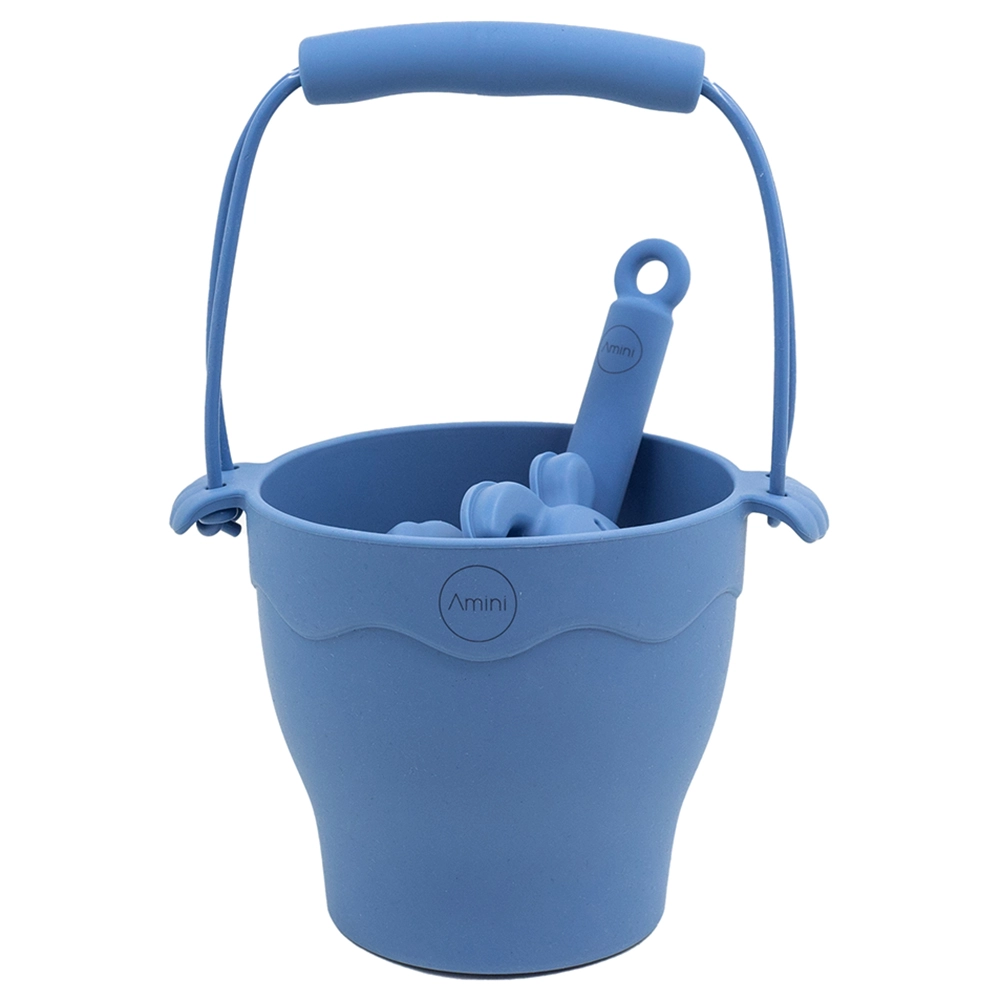 Beach Bucket Playset - Blue 5pcs