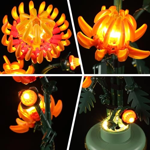 LED Light for LEGO Icons Crisantemo 10368
