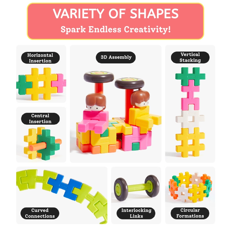 Waffle Blocks - 14 pcs