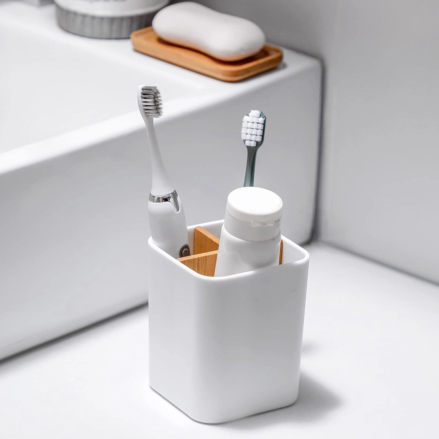 Electric Toothbrush Holder - 3 Slots Bathrooms