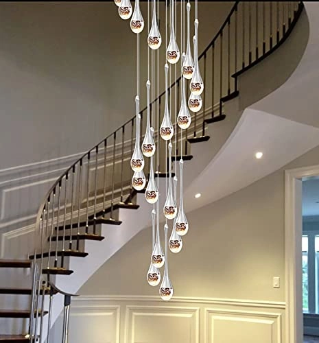 Spiral Stair Pendant Chandelier - 138''/350cm