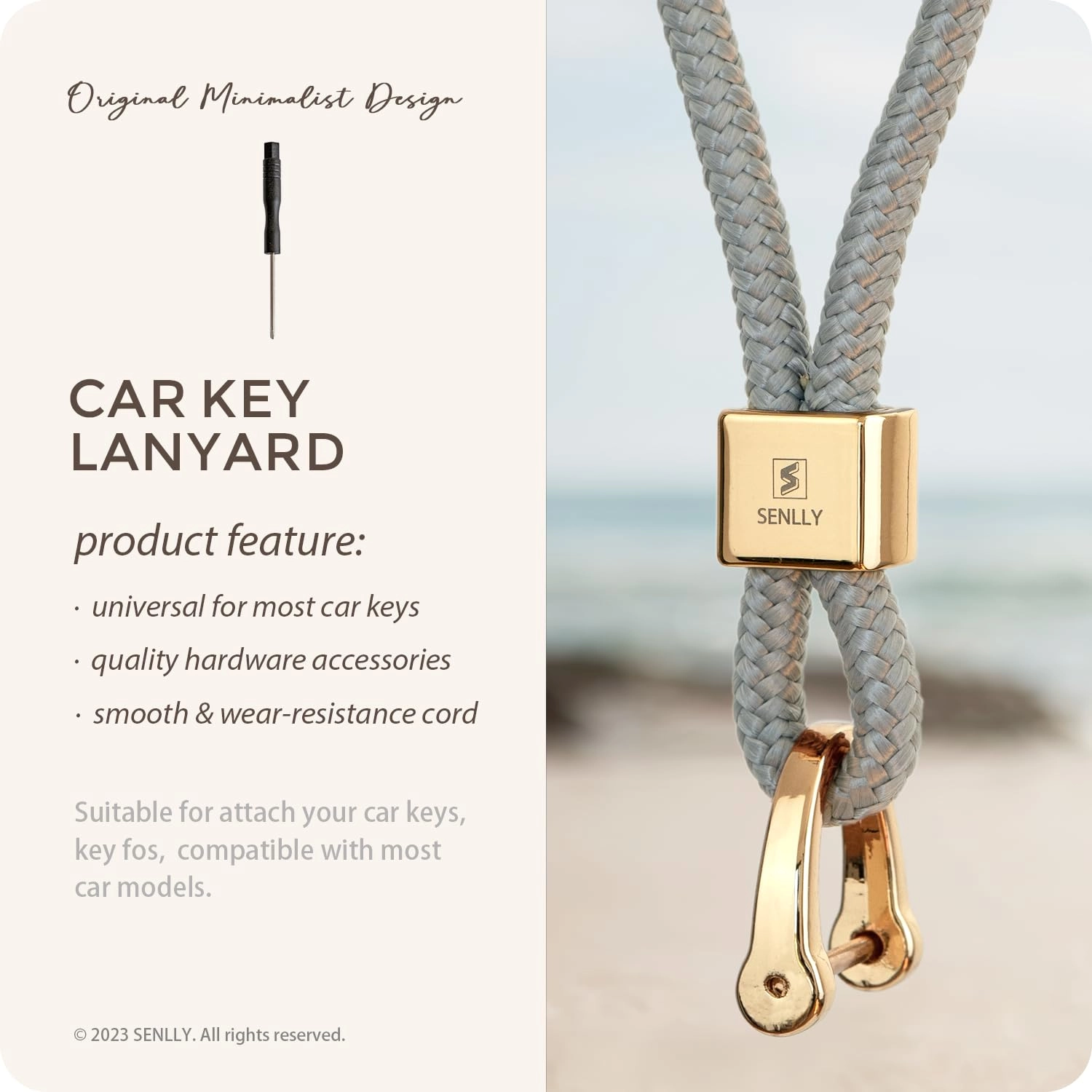Car Keychain - Stretchy Elastic