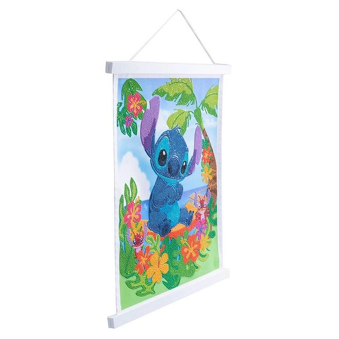 Disney Lilo And Stitch DIY Crystal Art Scroll Kit - Stitch