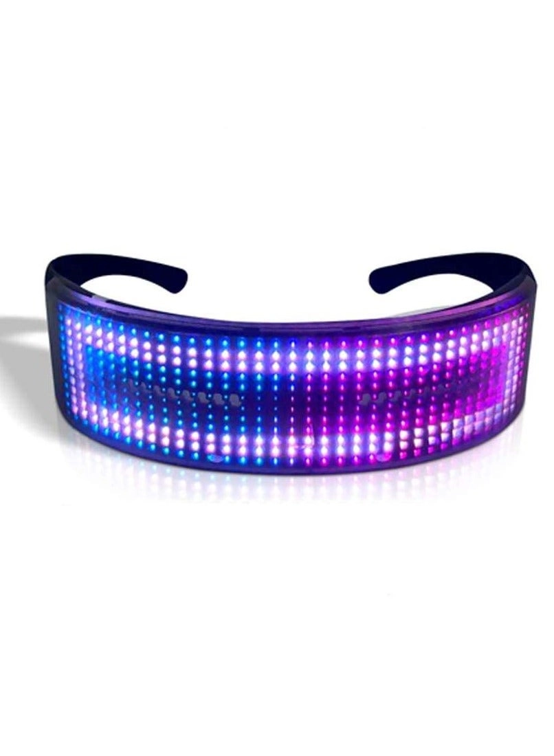 Generic LED Glasses - Bluetooth 4.0 RGB USB Rechargeable