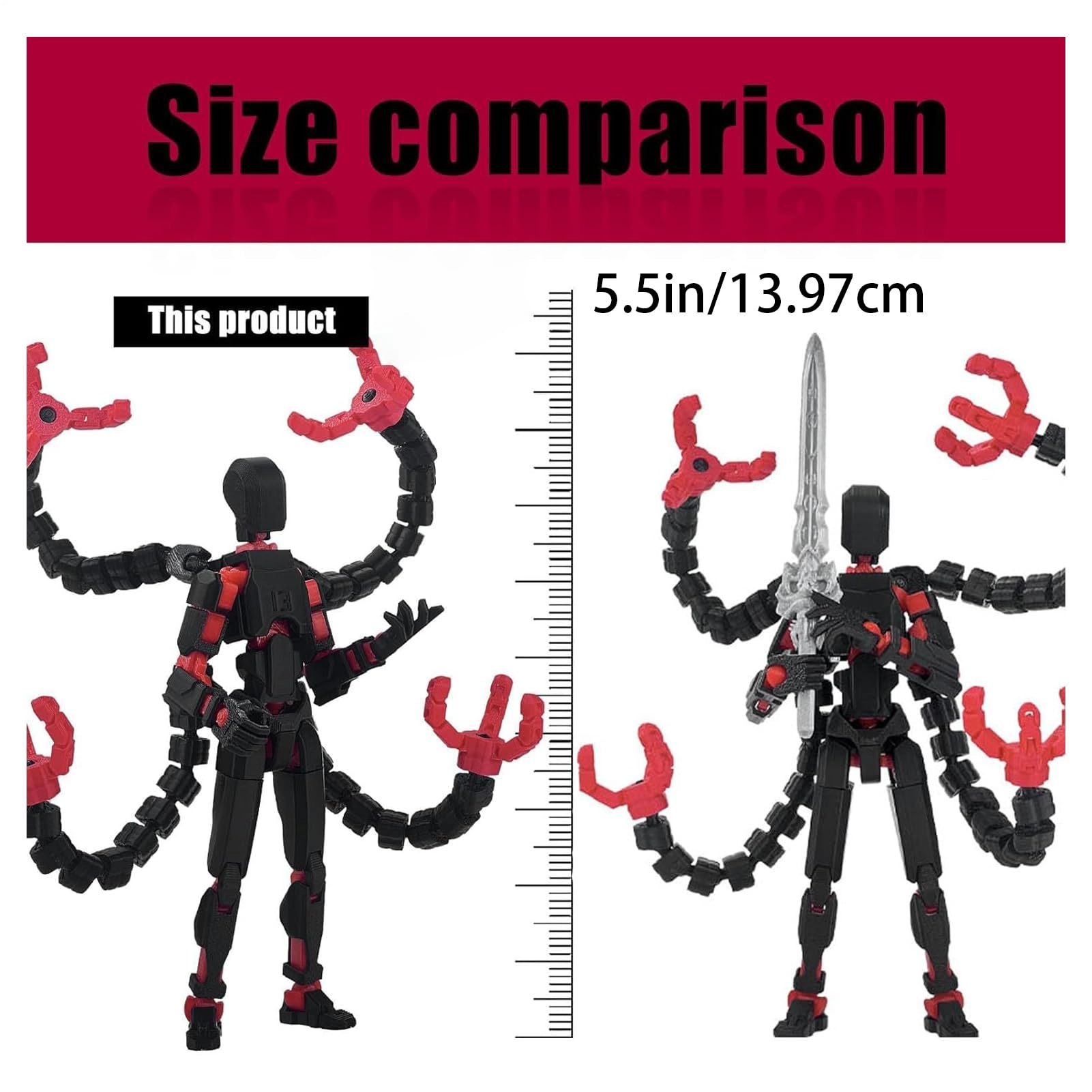3D Printed Action Figure - 144 yr(s) (15.7 cm) (MKYGTG7ISO0D7VDM3)