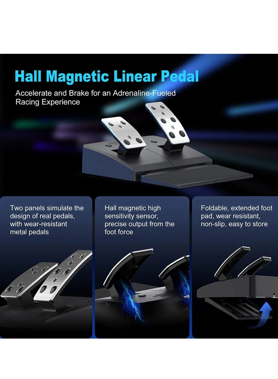 V9 Gen 2 Racing Wheel & Pedals - PC/Xbox/PS4/Switch