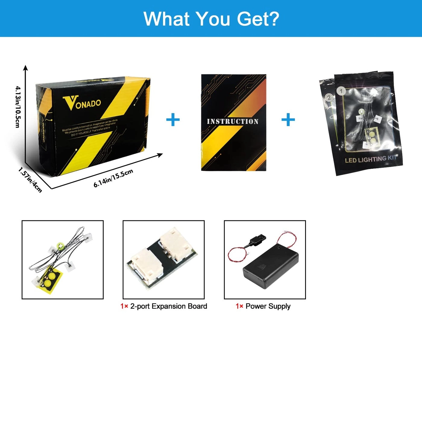 LED Light Kit - Compatible with Nano Gauntlet 76223 DIY Lighting