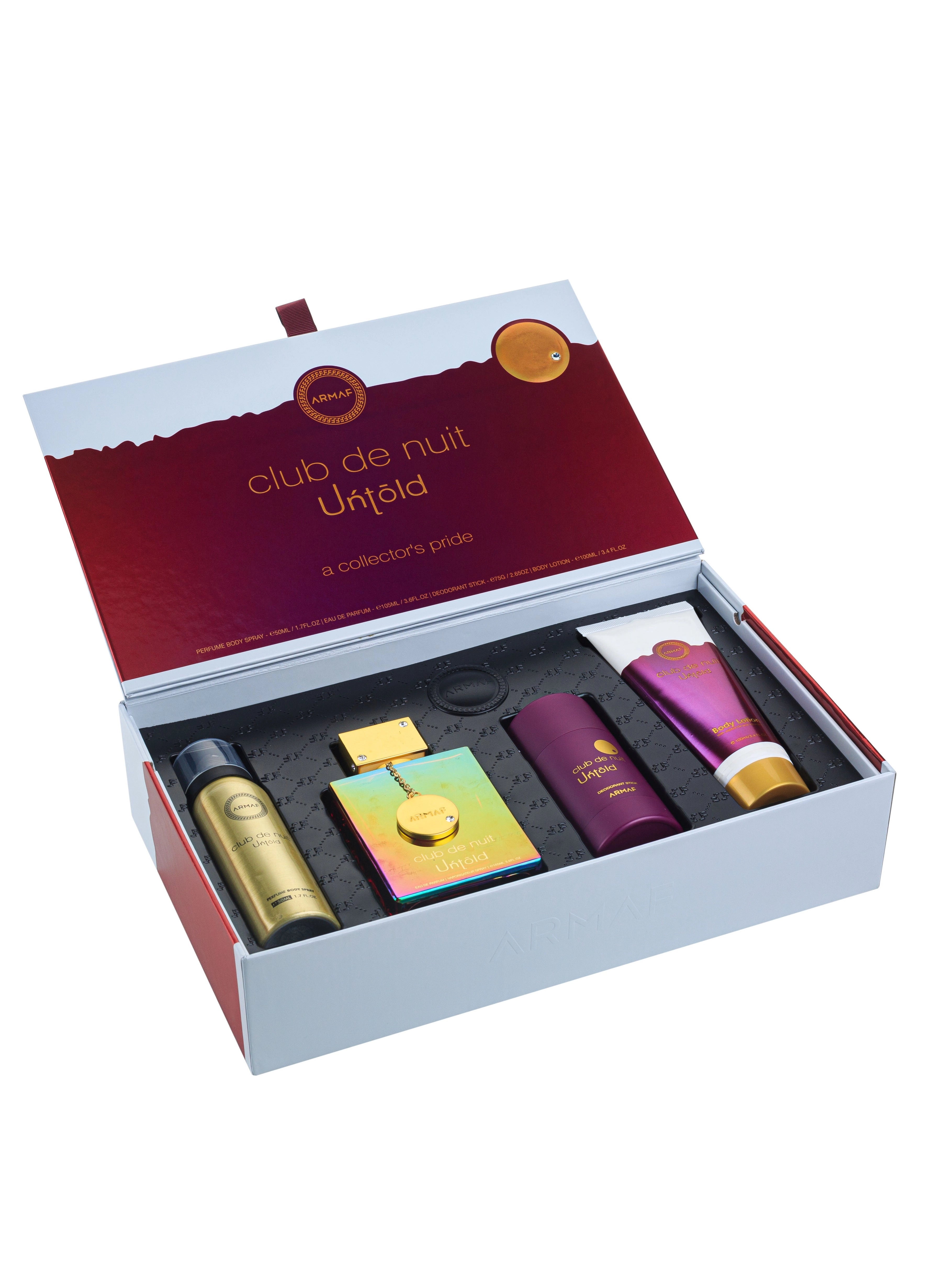 Sterling Perfumes Club De Nuit Untold - Eau de Parfum 4 Pieces Gift Set