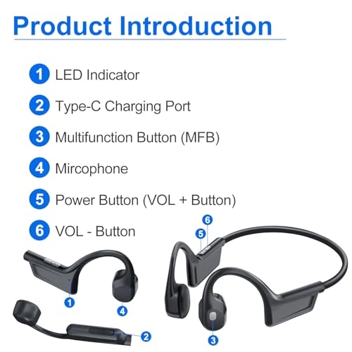Bone conduction headphones Wireless Headphone