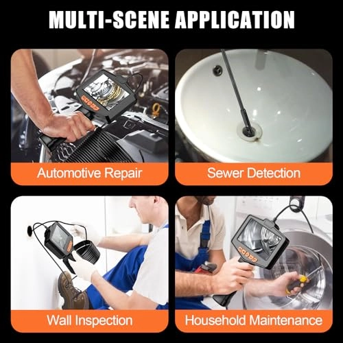 Dual Lens Borescope Inspection Camera