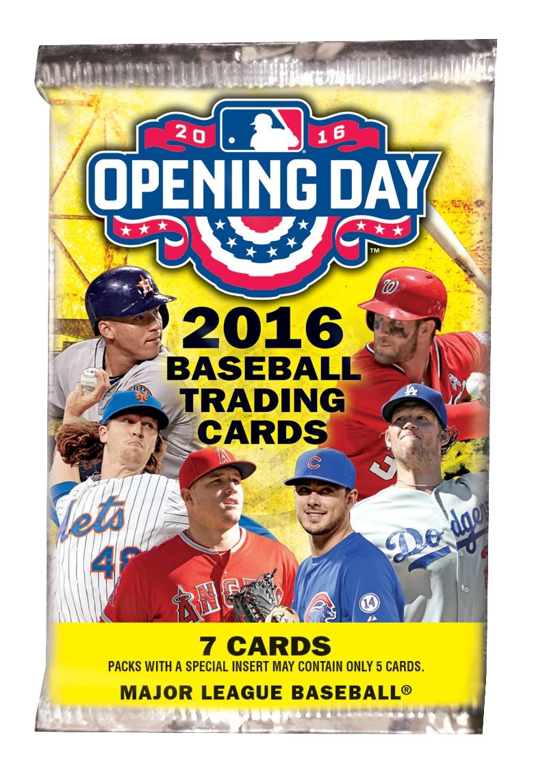 Topps 2016 Opening Day Baseball Individual Retail Pack - 7pcs