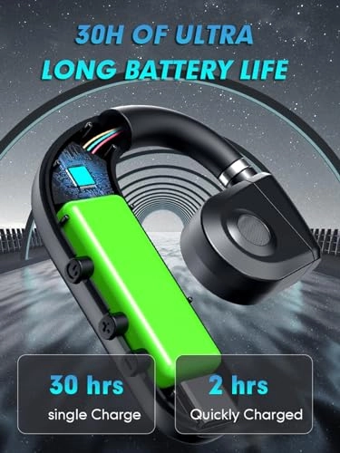 Open-Ear Bluetooth Bone Conduction Sport Headphones - Wireless Headphone