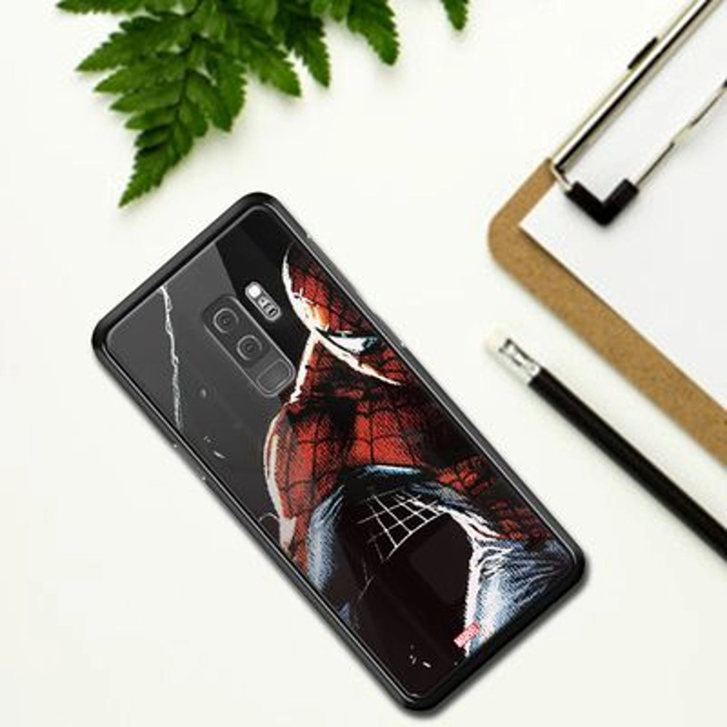 Spiderman In The Dark Back Case for Galaxy S9 Plus