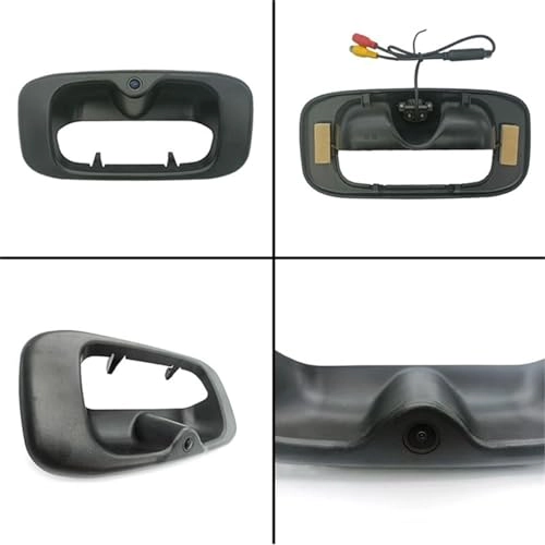 Rear View Tailgate Handle Reversing Camera - 1999-2007 Silverado/Sierra BLACK Dynamic trajectory