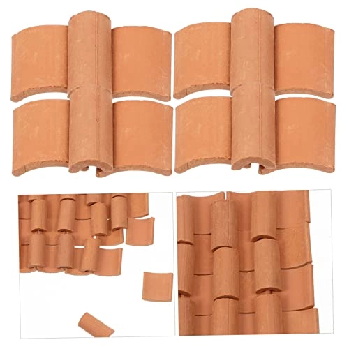 Mini Roof Tiles - Pottery clay