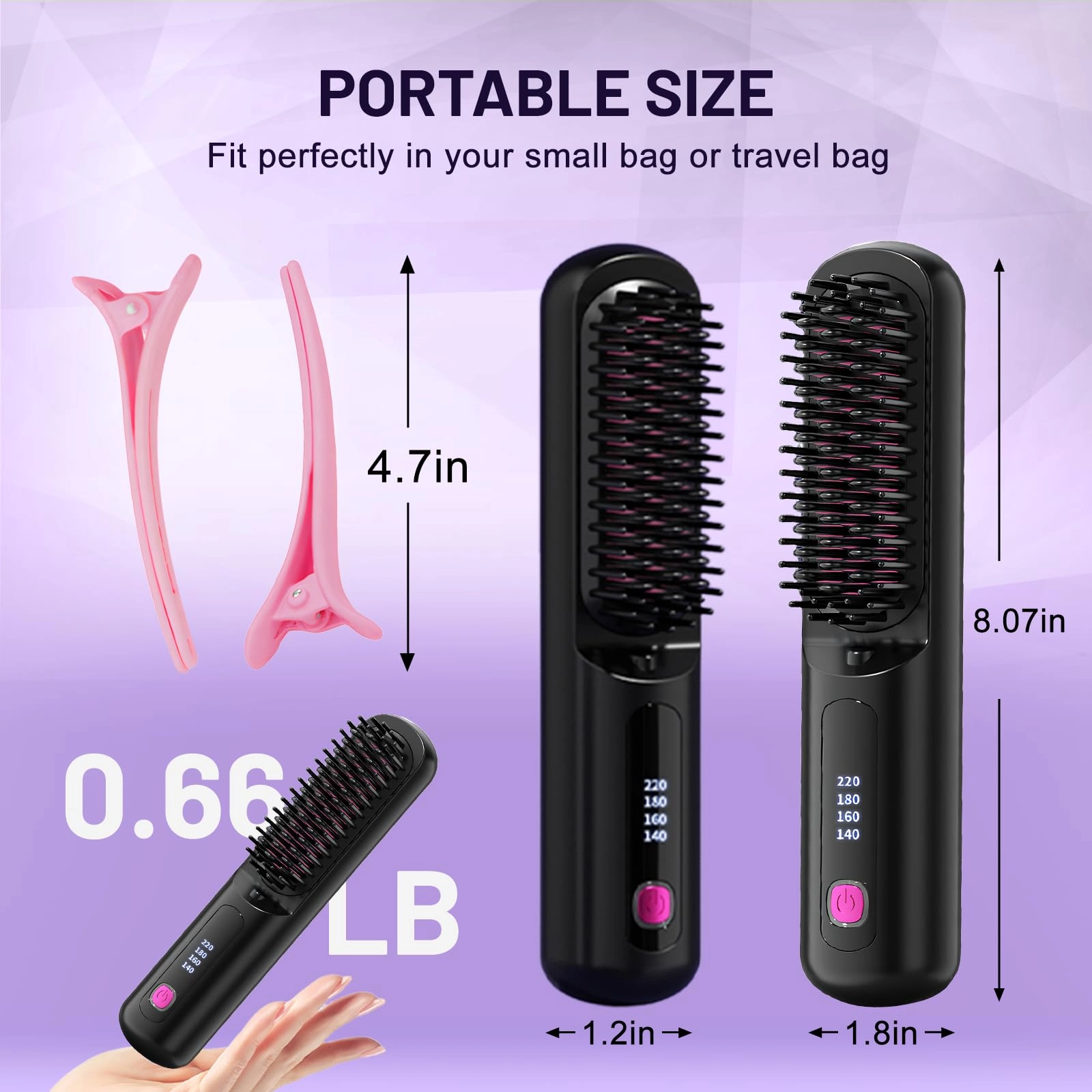 Go Brush Pro - Cordless Rechargeable Pink