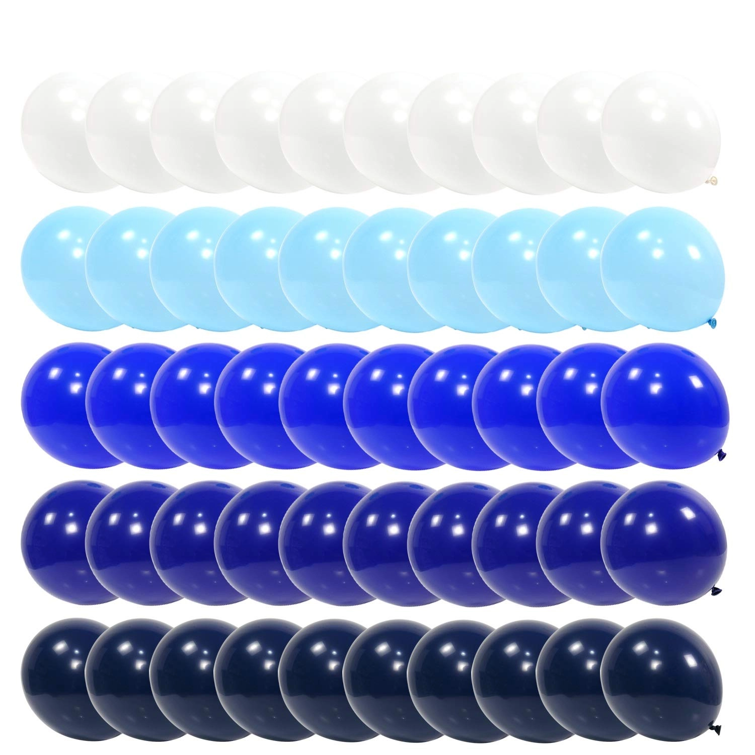 Latex Balloons - 50-Pieces Wedding Decoration