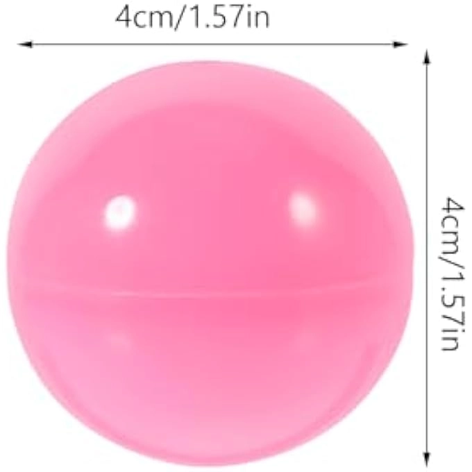 PLASTIC RAFFLE BALLS - 50 PIECES