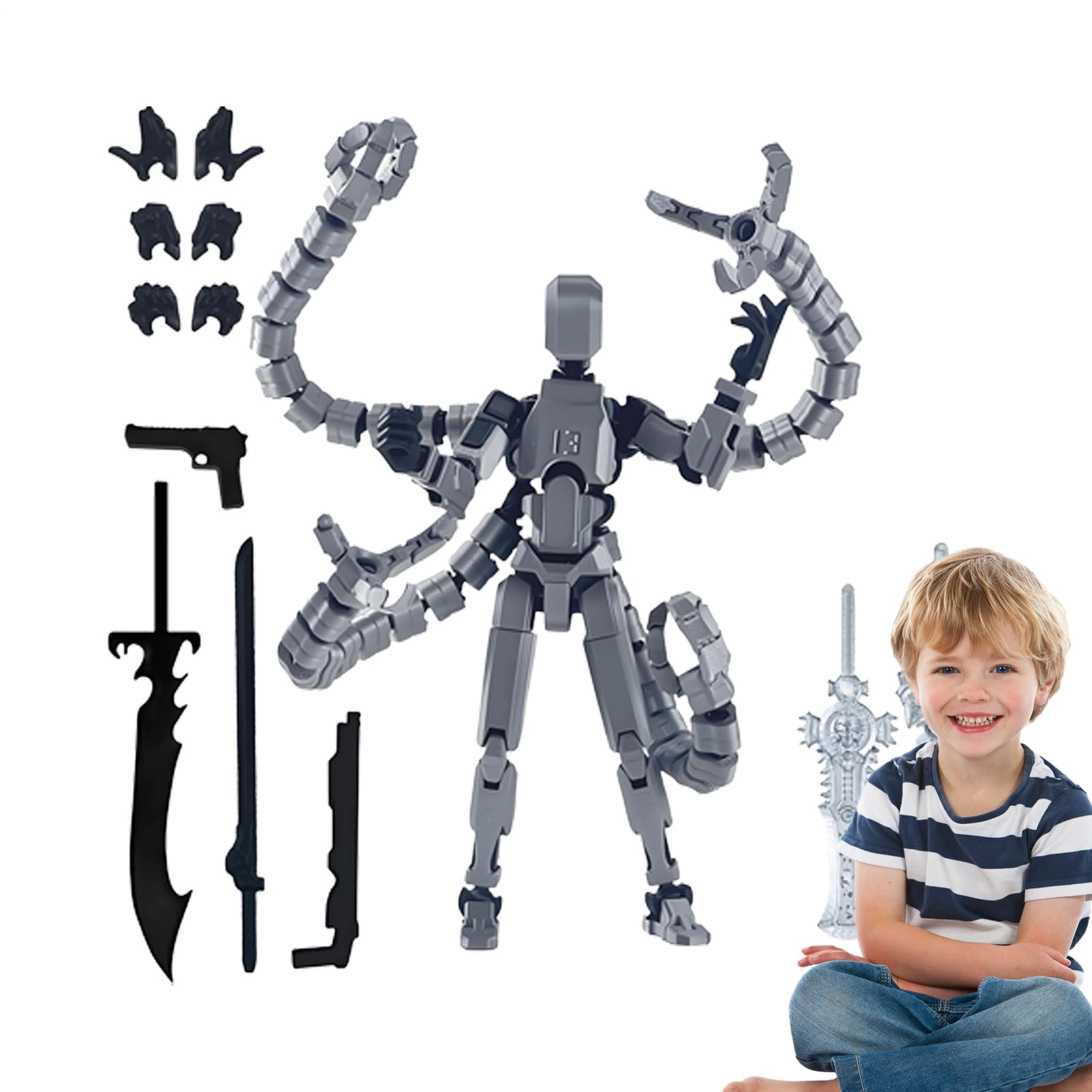 3D Printed Action Figure - 144 yr(s) (15.7 cm) (MKYGTG7ISO0D7VDM3)