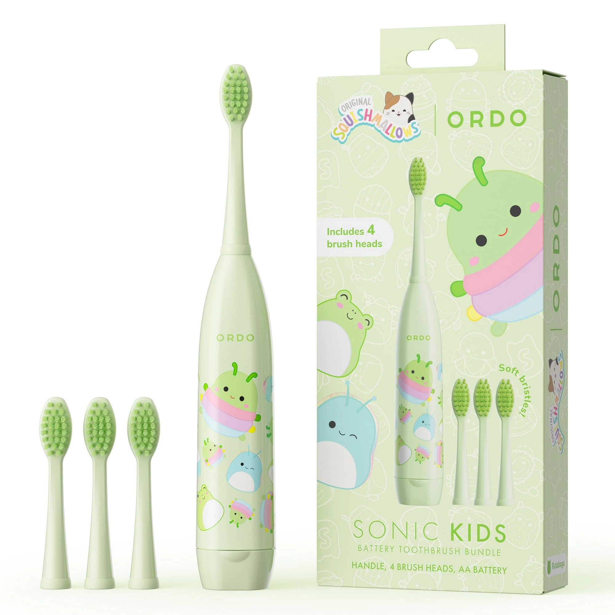 Squishmallows Toothbrush - Sonic Battery Rutabaga