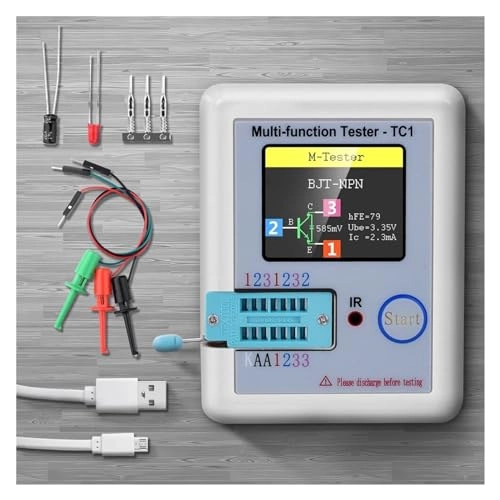 LCR-TC1 - 1.8" TFT LCD Multimeter Transistor Tester