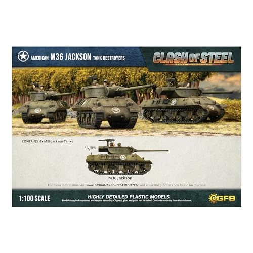 M36 Jackson Tank Destroyers Model Kit (CSU07) - plastic