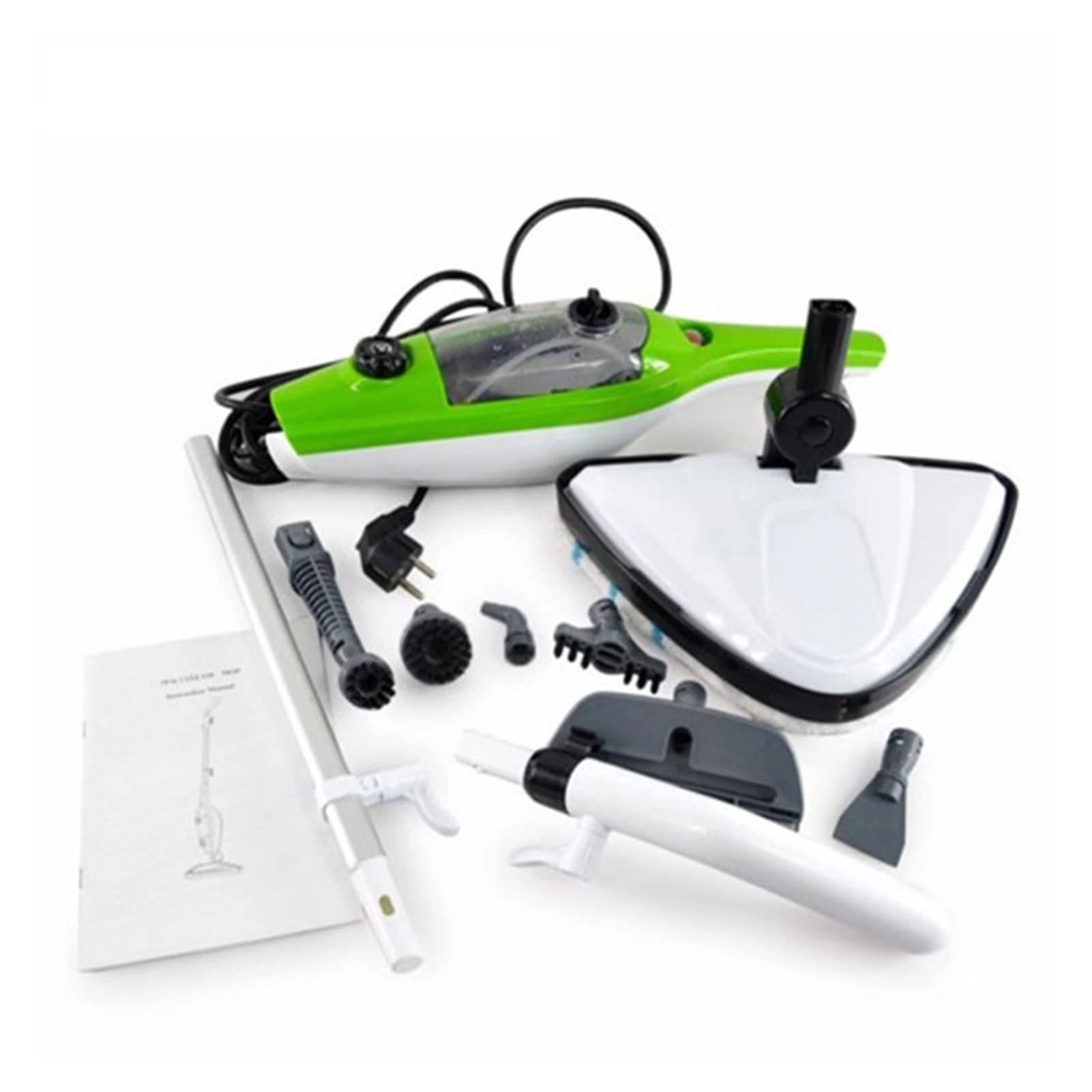 Handheld Steam Mop Cleaner - Silver 1 Mop Pad Flat mop