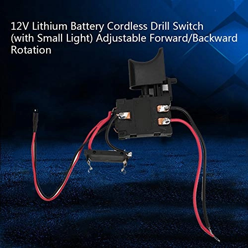 Drill Switch - 24V 16A with Light