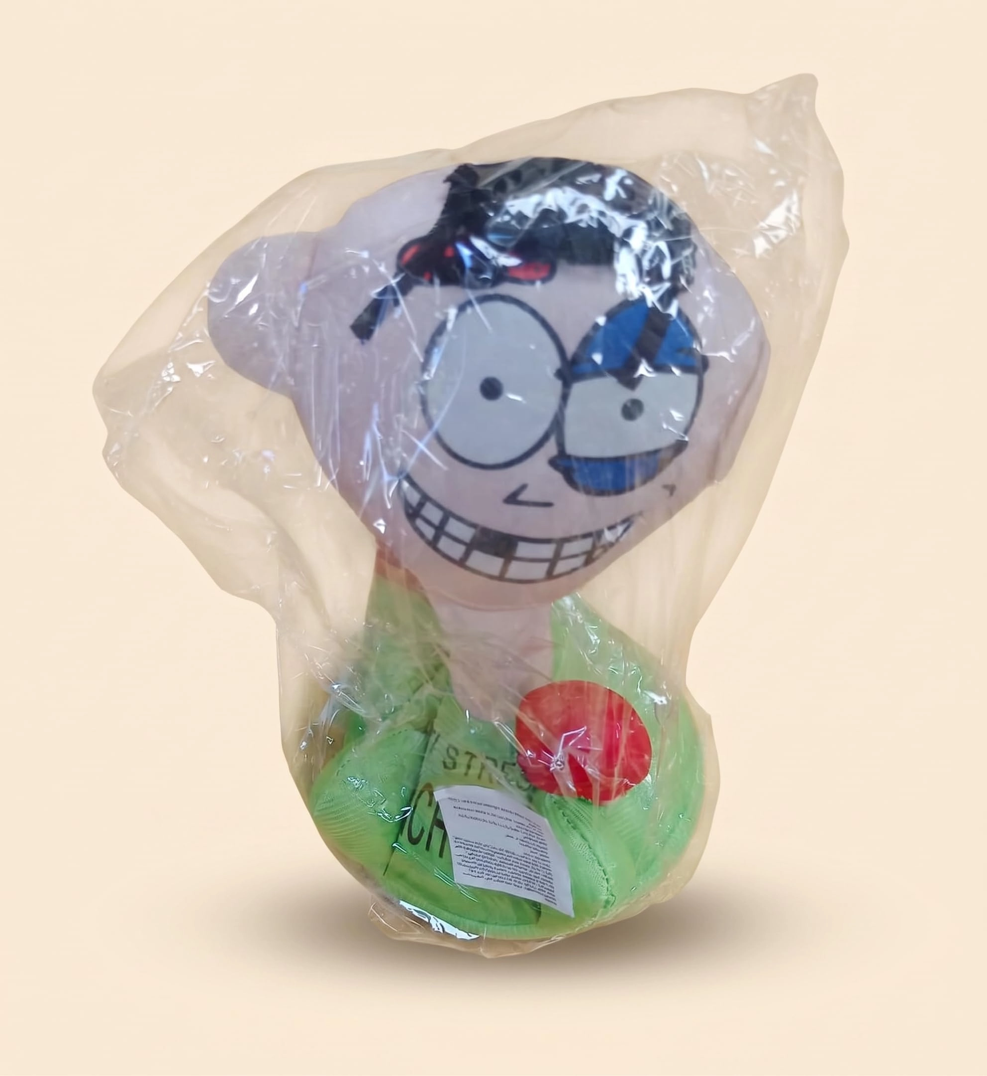 zain Wacky Smiling Face Plush Desk Companion