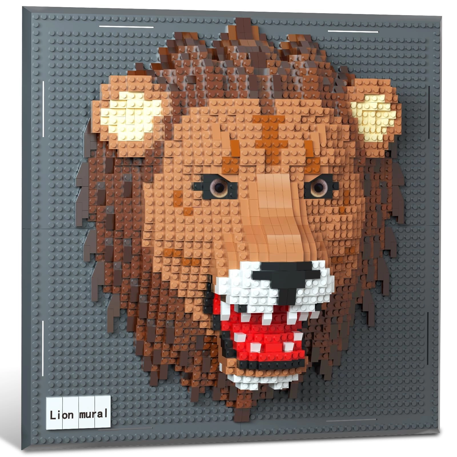JOMIOD Lion Animal 3D Wall Picture - Lion 2005 pcs