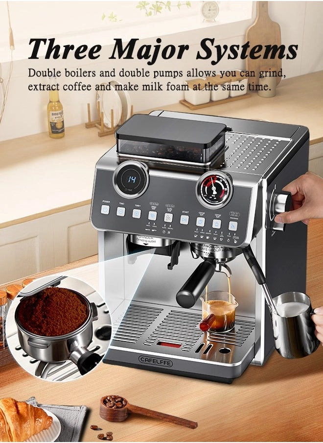 Barista Espresso Machine Dual Boiler & Grinder 152159