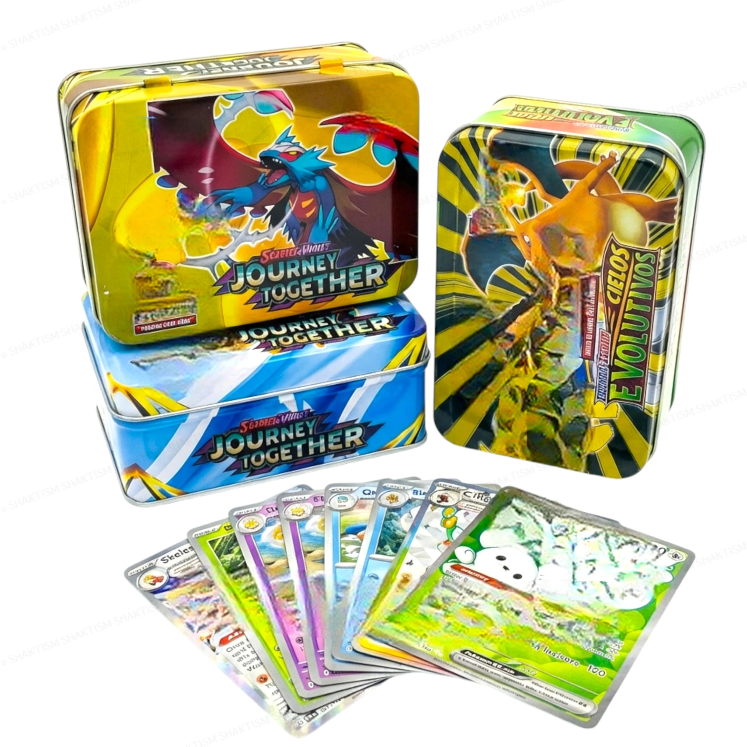 SHAKTISM Poke Collectible Card Game Booster Pack Set - 98Pc