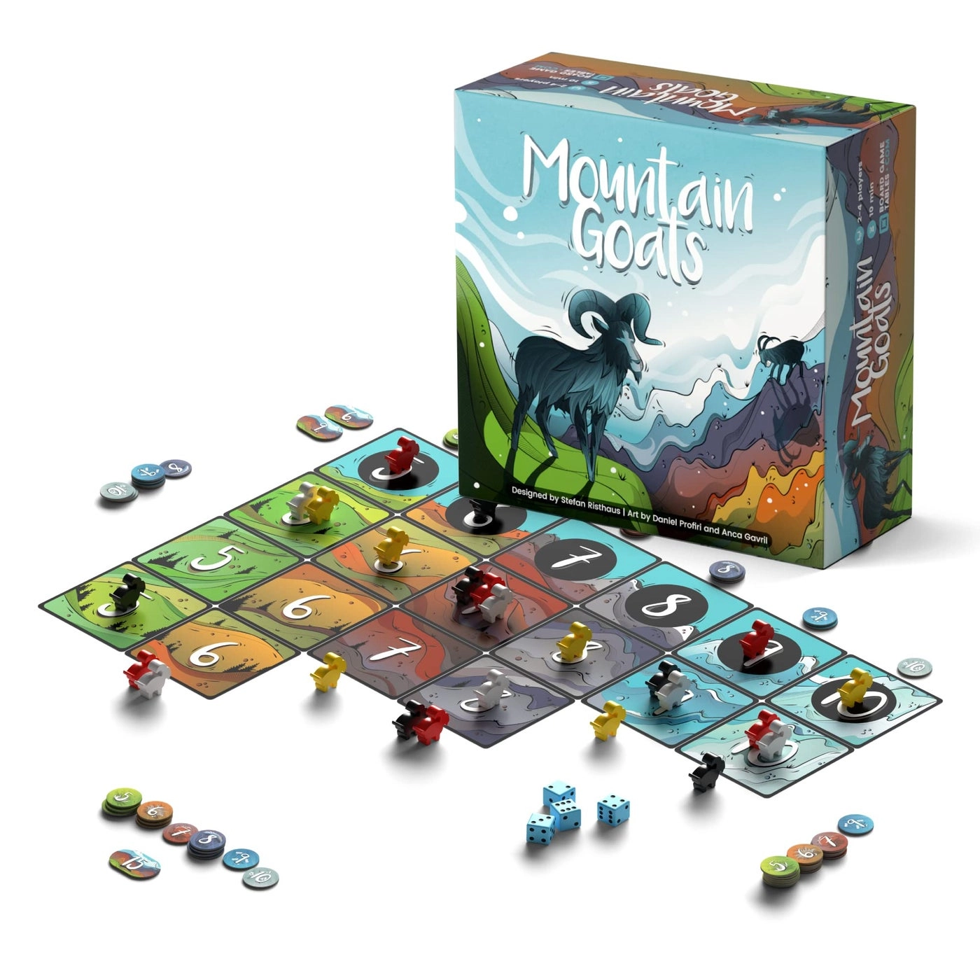 BOARD GAME TABLES.COM Mountain Goats