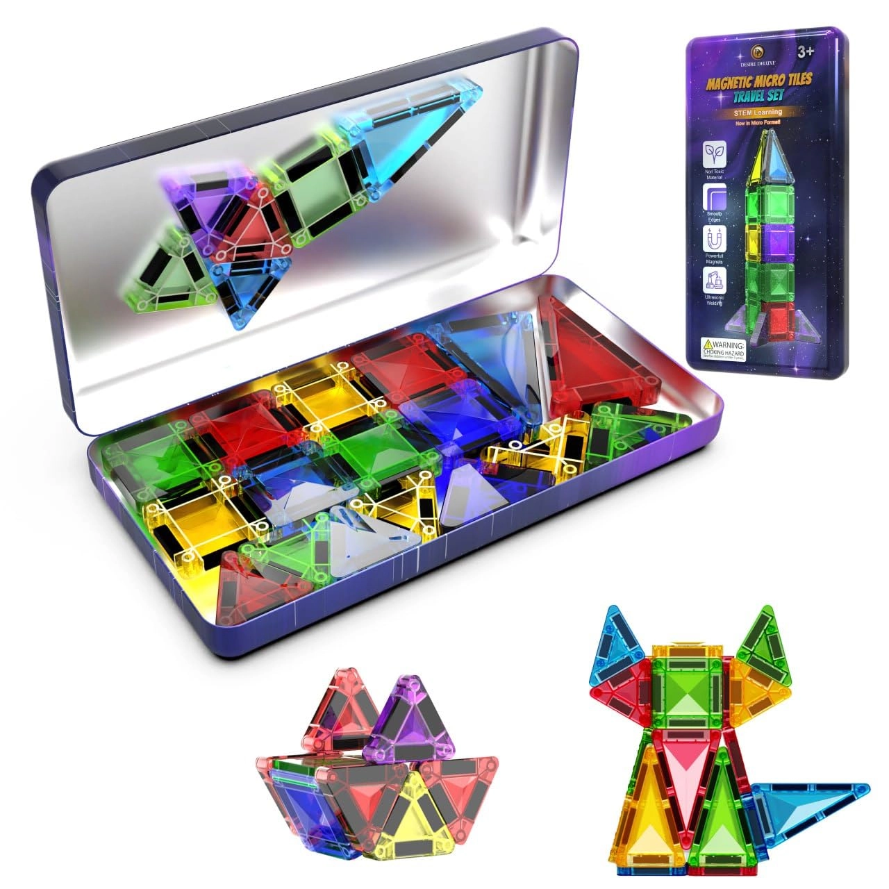 Magnetic Micro Tiles - 18 pcs