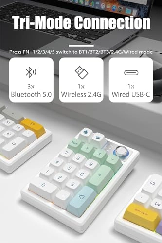 Numeric Keypad - Gasket-Mount Hot-Swap Tri-Mode