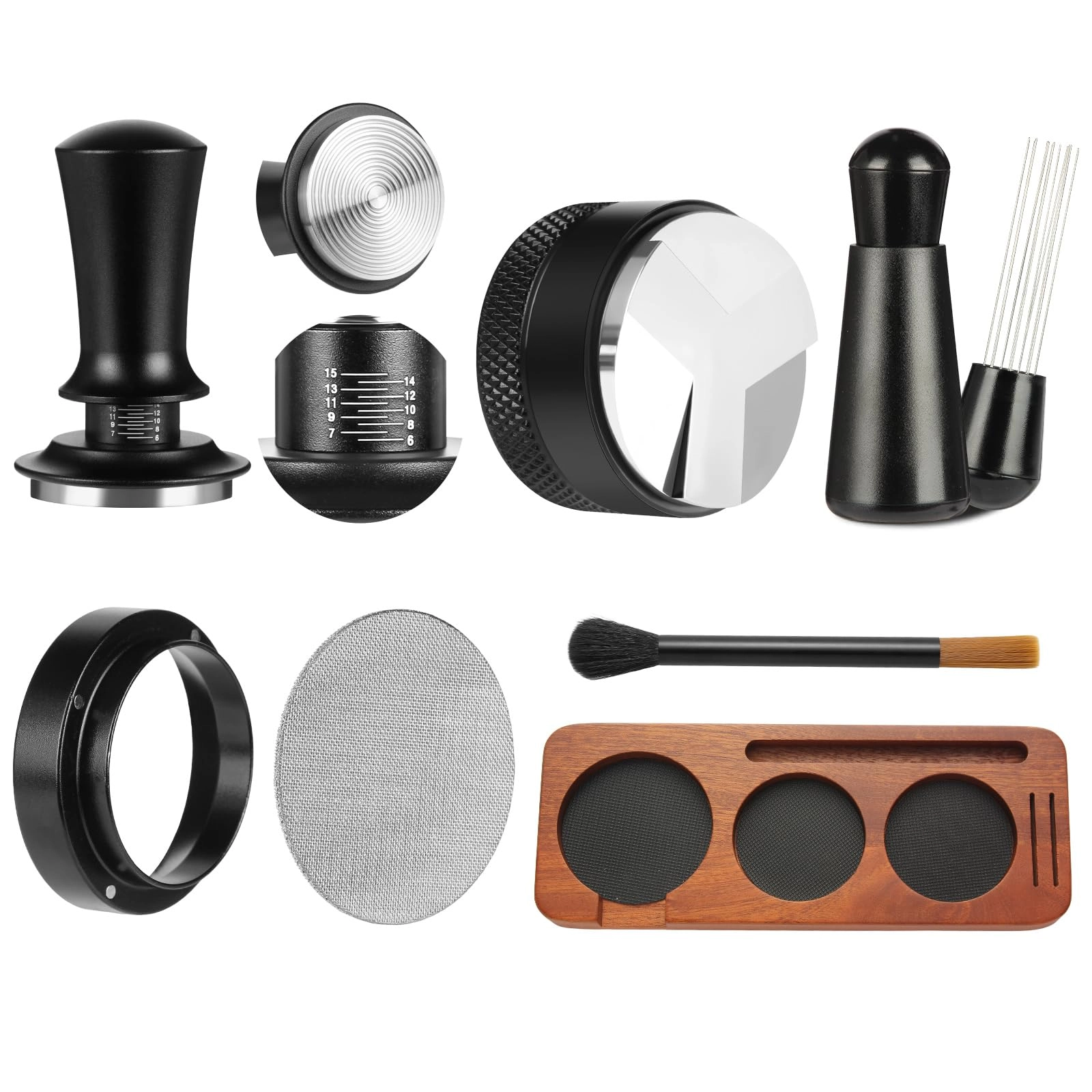mytdkxin Espresso Tamper Kit - 7 PCS 51mm