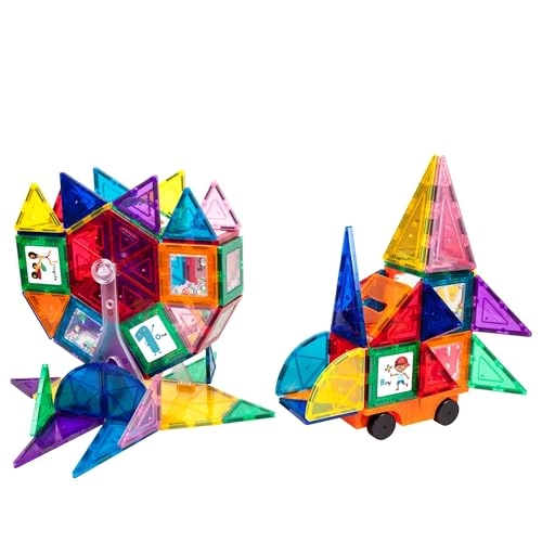 Master Builder Magnetic Building Block Construction Set - 120 pcs