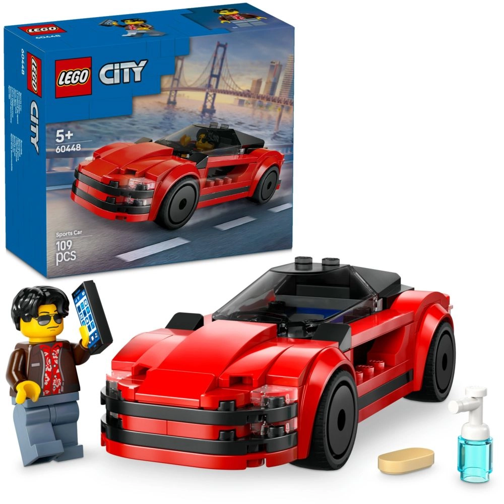 LEGO City Red Sports Car (60448) - 5+ Years