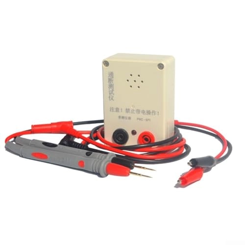 Qualoramall continuity tester - 20ma 9V red and black clip wire
