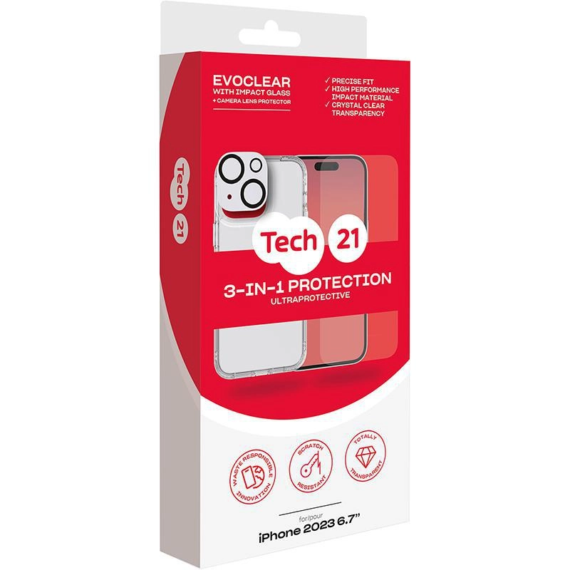 Evo + Impact Glass + Camera Lens Protector - MagSafe Clear for iPhone Air