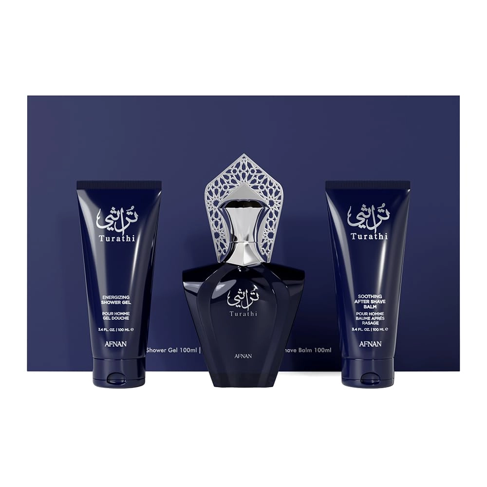 Afnan Turathi Homme Blue + Shower Gel + After Shave