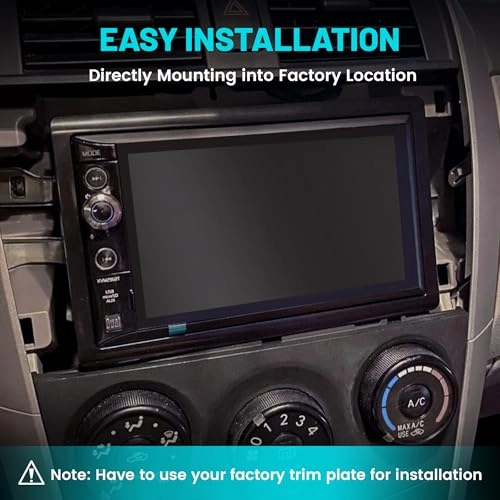 Double DIN Radio Dash Kit - Honda CRV 2007-2011 W/Radio Wire Harness