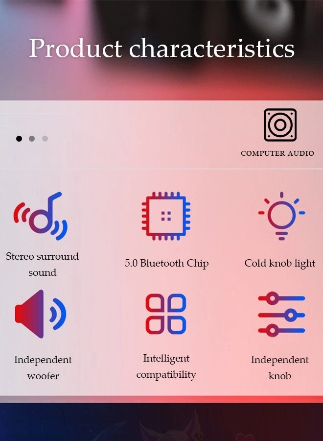 Computer speaker - three piece set Bluetooth