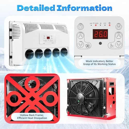 12v Ac Truck Cab Air Conditioner - 2200-2400W