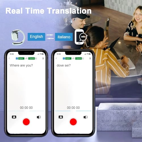 AI Language Translator Earbuds - 144 languages