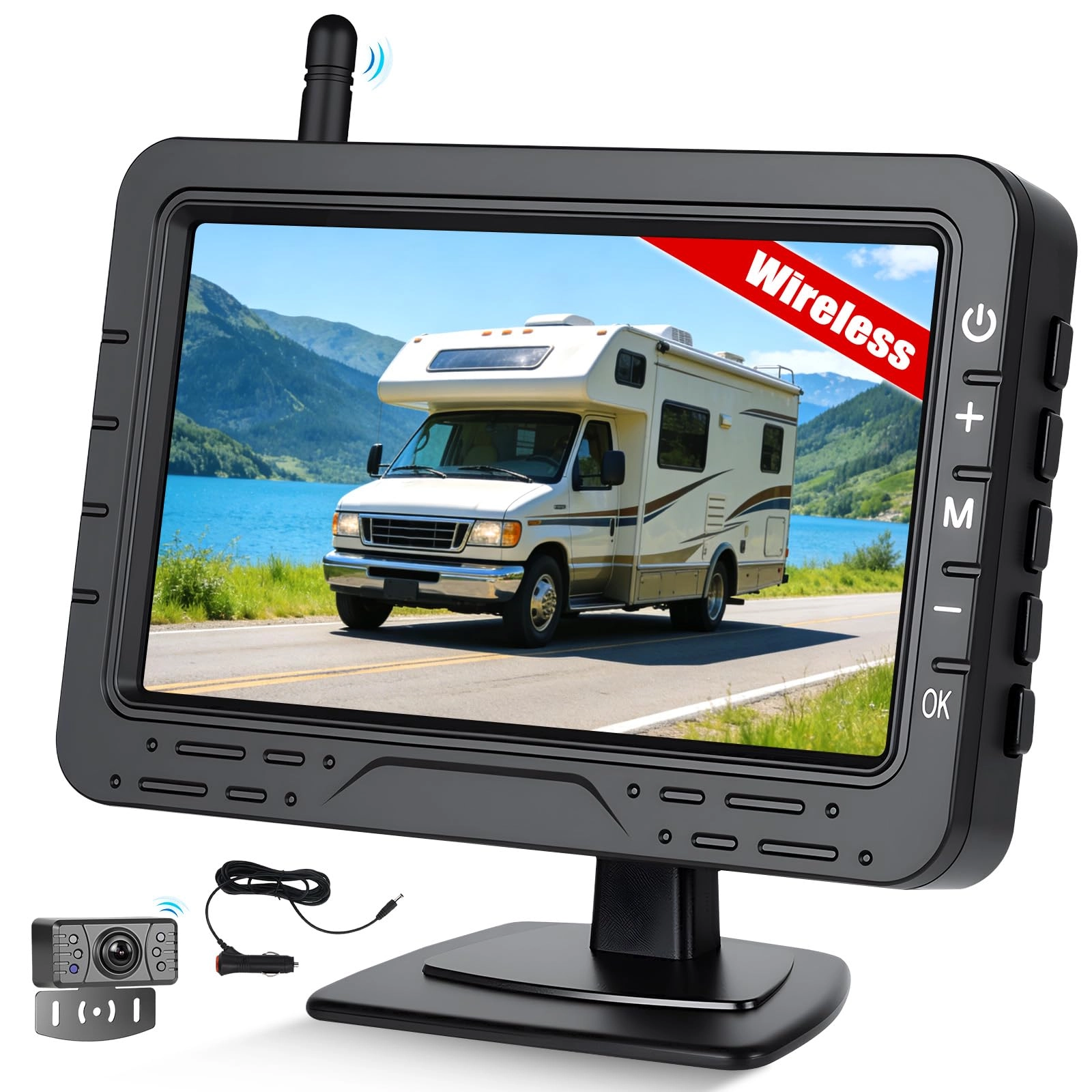 SIXWIN Wireless Reversing Camera Set - Night Vision Wireless