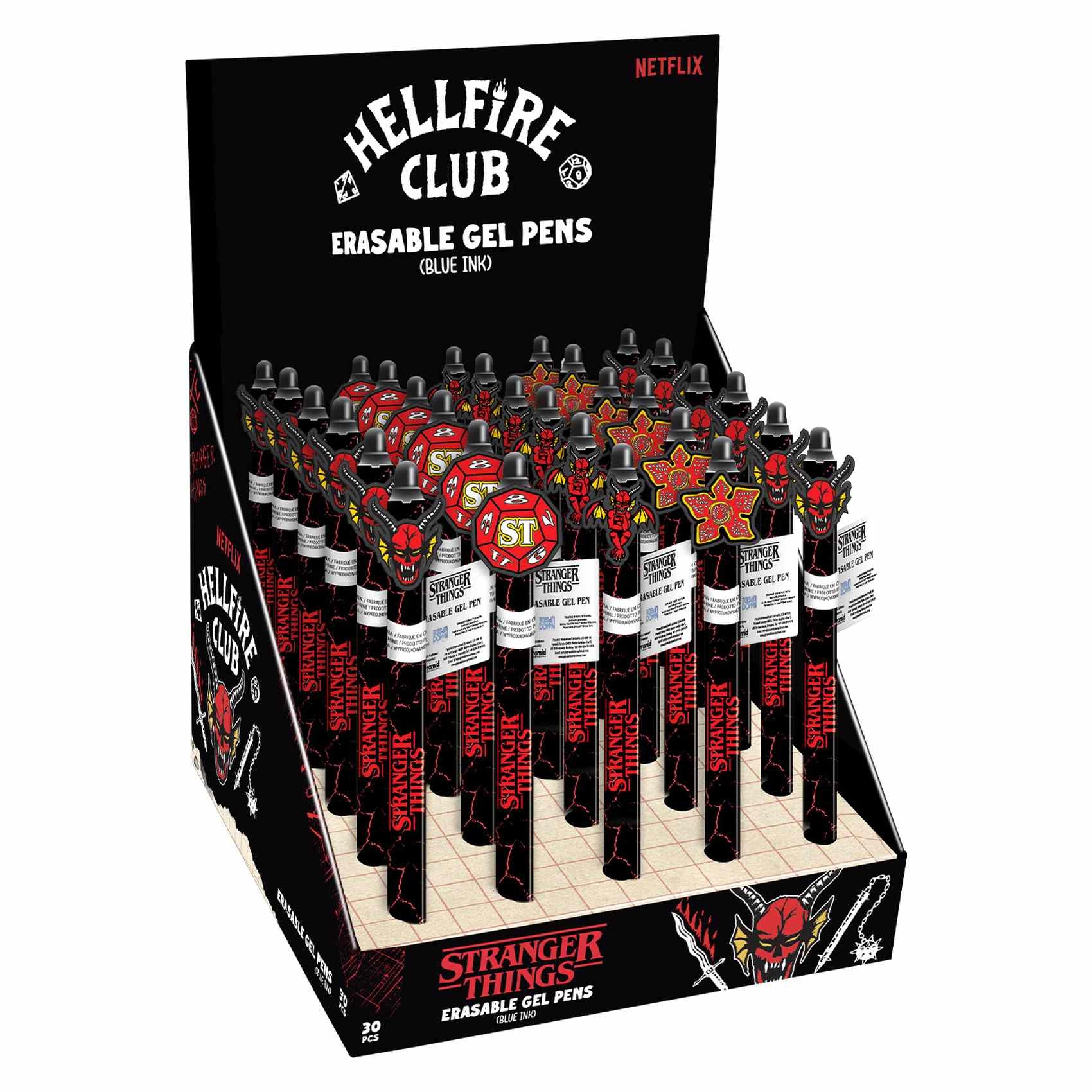 Carrefour Stranger Things Erasable Ink Gel Pens - 30 PCS